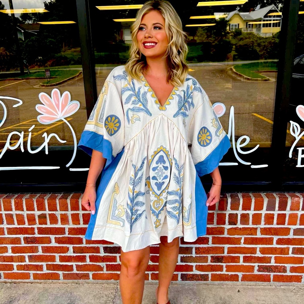 Embroidered Dress by Blue Velvet